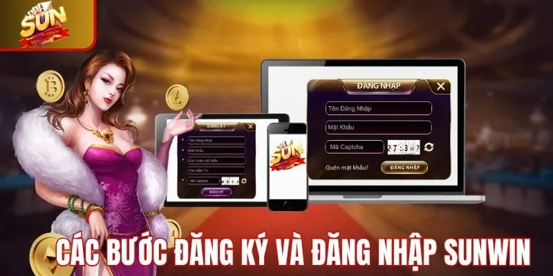 Các bước mở tài khoản và bắt đầu chơi tại Sunwin